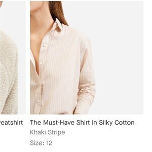 Everlane Silky Cotton Shirt